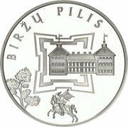 50 Litų Biržai Castle, Lithuania, 2010 reverse image