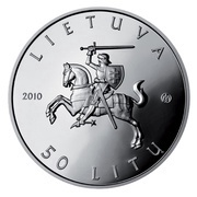 50 Litų European Weatherfish obverse image