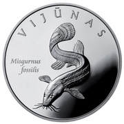 50 Litų European Weatherfish, Lithuania, 2010 reverse image