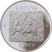 50 Litų Christening of Samogitia obverse image