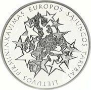 50 Litų Presidency of the European Union Council, Lithuania, 2013 reverse image