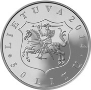 50 Litų Battle of Orsha obverse image