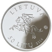 50 Litų Baltic Way obverse image