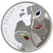 50 Litų Baltic Way, Lithuania, 2014 reverse image