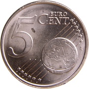 5 Euro Cents reverse image