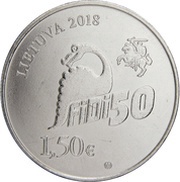 1½ Euros FiDi 50 obverse image