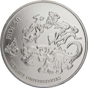 1½ Euros FiDi 50 reverse image