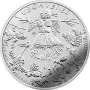 1½ Euro Mardi Gras reverse image