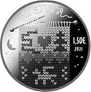 1½ Euro Eglė - Queen of Serpents obverse image