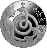 1½ Euro Eglė - Queen of Serpents reverse image