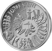 1½ Euros The Sea Festival, Lithuania, 2021 reverse image
