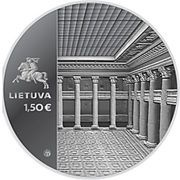 1½ Euro Bank of Lithuania obverse image