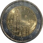 2 Euros Vilnius obverse image