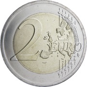 2 Euros 100th Anniversary of the Baltic States, Lithuania, 2018 reverse image