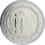 2 Euros Song and Dance Celebration obverse image