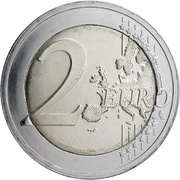 2 Euros Song and Dance Celebration, Lithuania, 2018 reverse image