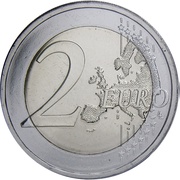 2 Euros Lithuanian Multipart Songs, Lithuania, 2019 reverse image