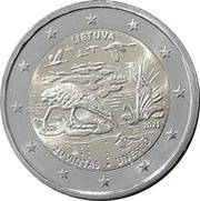2 Euros Žuvintas Biosphere Reserve obverse image