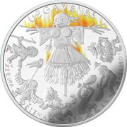 5 Euro Mardi Gras, Lithuania, 2019 reverse image