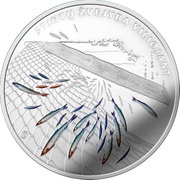 10 Euros Smelt Fishing by Attracting, Lithuania, 2019 reverse image