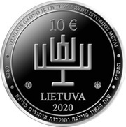 10 Euros Vilna Gaon obverse image