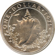 1 Dollar - Elizabeth II reverse image