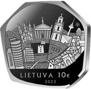 10 Euros Vilnius obverse image
