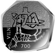 10 Euros Vilnius, Lithuania, 2023 reverse image