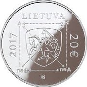 20 Euros Algirdas Julien Greimas obverse image