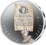 20 Euros 230th anniversary of the Constitution of 3 May and Mutual Pledge of the Commonwealth of the Two Nations obverse image