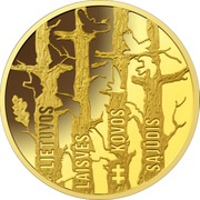 50 Euro Movement for the Struggle for Freedom of Lithuania reverse image