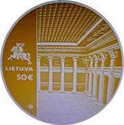 50 Euros Bank of Lithuania obverse image