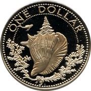 1 Dollar - Elizabeth II, Bahamas, 1981-2000 reverse image