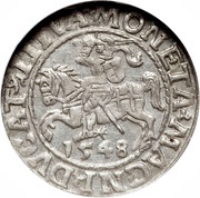 ½ Groat półgrosz - Sigismund II August obverse image