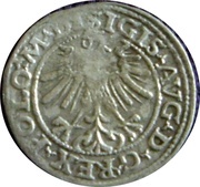 ½ Groat półgrosz - Sigismund II August, Lithuania, 1562-1565 reverse image