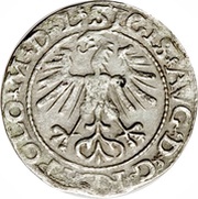 ½ Groat półgrosz - Sigismund II August, Lithuania, 1562-1565 reverse image