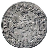 1 Groat - Sigismund II Augustus 3rd portrait reverse image