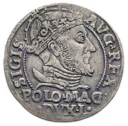 1 Groat - Sigismund II Augustus 1st portrait obverse image
