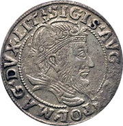 1 Groat - Sigismund II Augustus 4th portrait obverse image