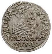 1 Groat - Sigismund II Augustus Tykocin mint obverse image