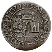 2 Groat - Sigismund II Augustus Wilno mint, Lithuania, 1565 reverse image