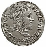 3 Groat - Sigismund II Augustus Wilno mint obverse image