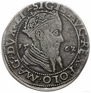 3 Groat - Sigismund II Augustus Wilno mint obverse image