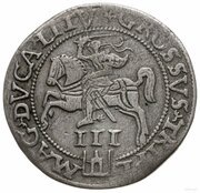 3 Groat - Sigismund II Augustus Wilno mint, Lithuania, 1562 reverse image
