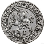 3 Groat - Sigismund II Augustus Wilno mint reverse image