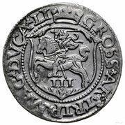 3 Groat - Sigismund II Augustus Wilno mint reverse image