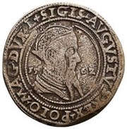 6 Groat - Sigismund II Augustus Wilno mint obverse image