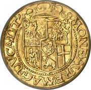 Ducat - Sigismund II Augustus Wilno mint reverse image