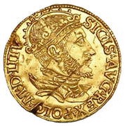 Ducat - Sigismund II Augustus Wilno mint obverse image