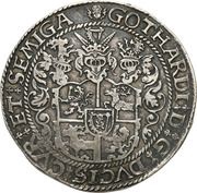 1 Thaler - Gotthard Kettler Mitau obverse image